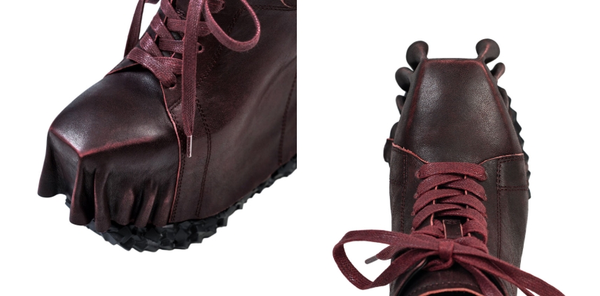 Each pair is individually handcrafted in KING PING’s own factory, with experienced shoemakers shaping the leather, assembling the upper, and securing the outsole by hand. Special attention is given to edge finishing and structural balance. All shoes undergo quality inspection before shipment, and reinforced packaging is used to protect the sculptural form during international transport and bulk delivery.