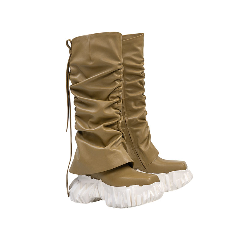 Modern Platform Riding Boots