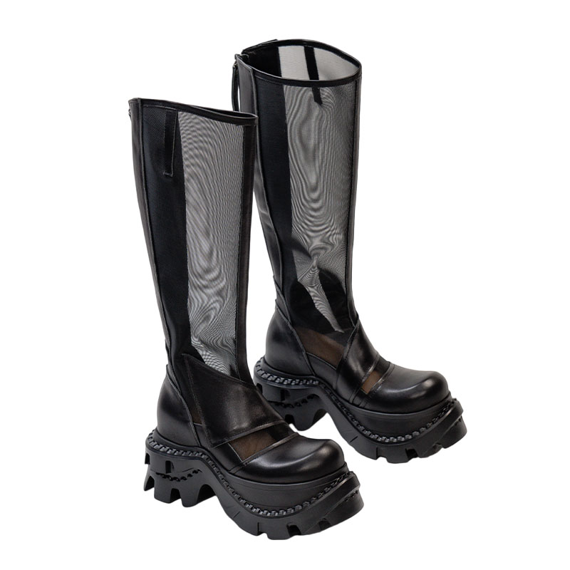 Breathable Platform Sandal Boots for Summer Wear