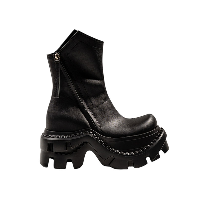 Original Designer Leather Combat Boots